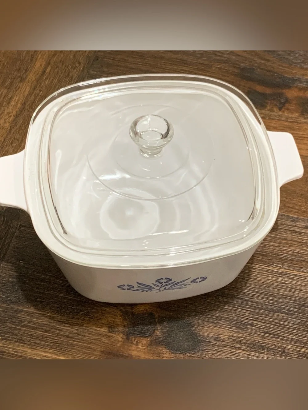 Vintage Corning Ware Blue Cornflower 1¾ Qt Casserole Dish with Lid – P-1¾-B